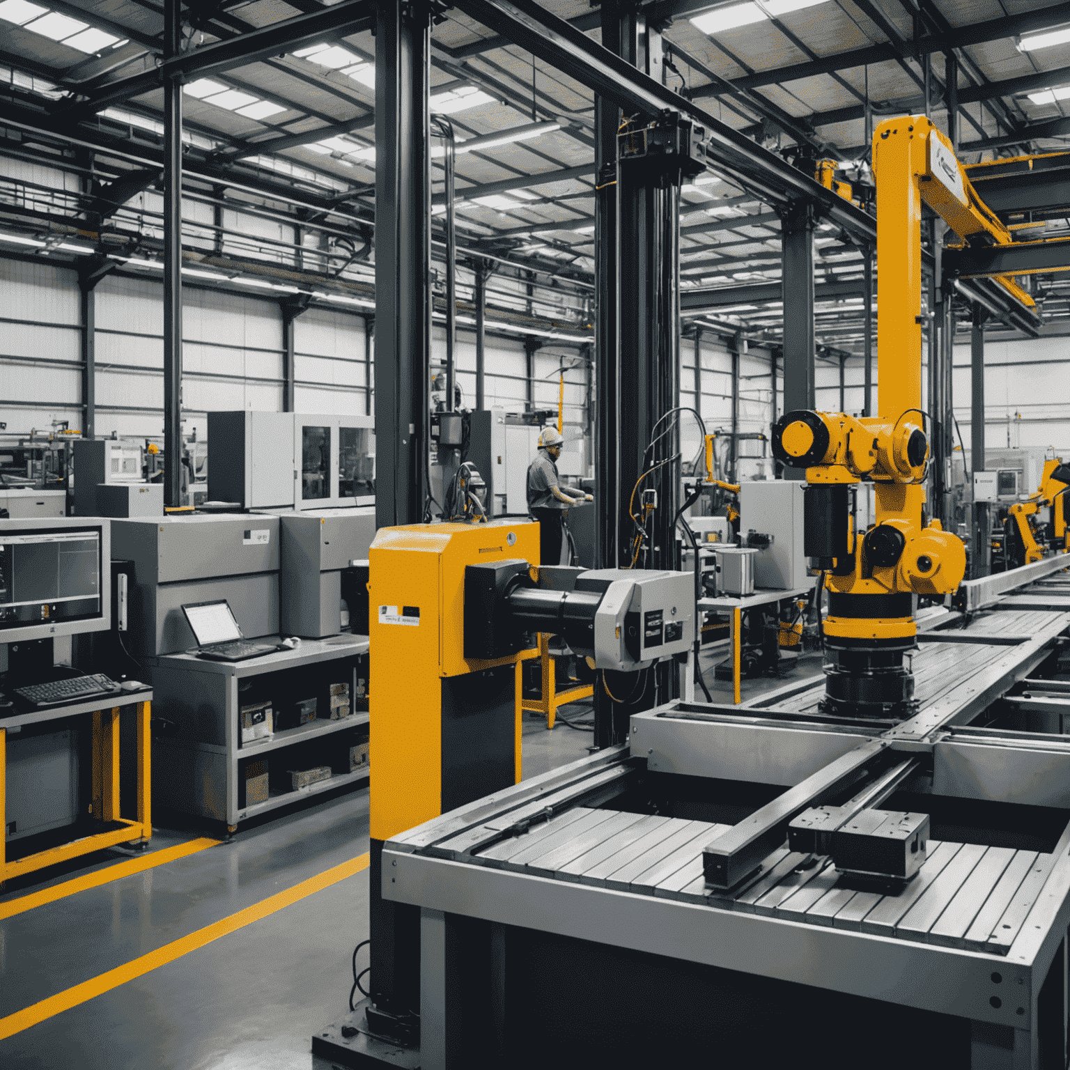 Manufacturing company automates processes using IoT and AI, improving efficiency and reducing costs.