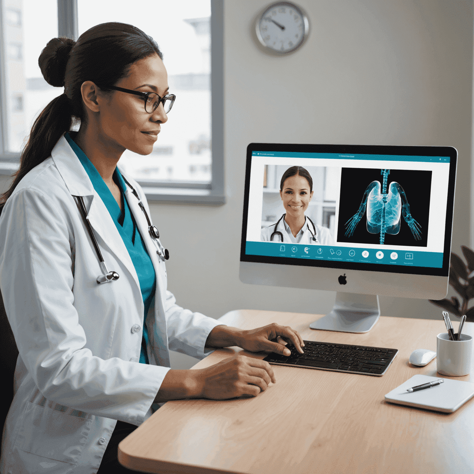 Healthcare provider adopts telemedicine, improving patient access and care quality while reducing costs.